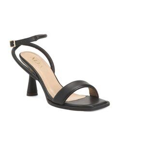 ALTA Black Made In Colombia Leather Cooper Heeled Sandals